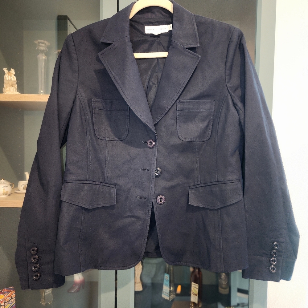 Garfield marks professional suit jacket